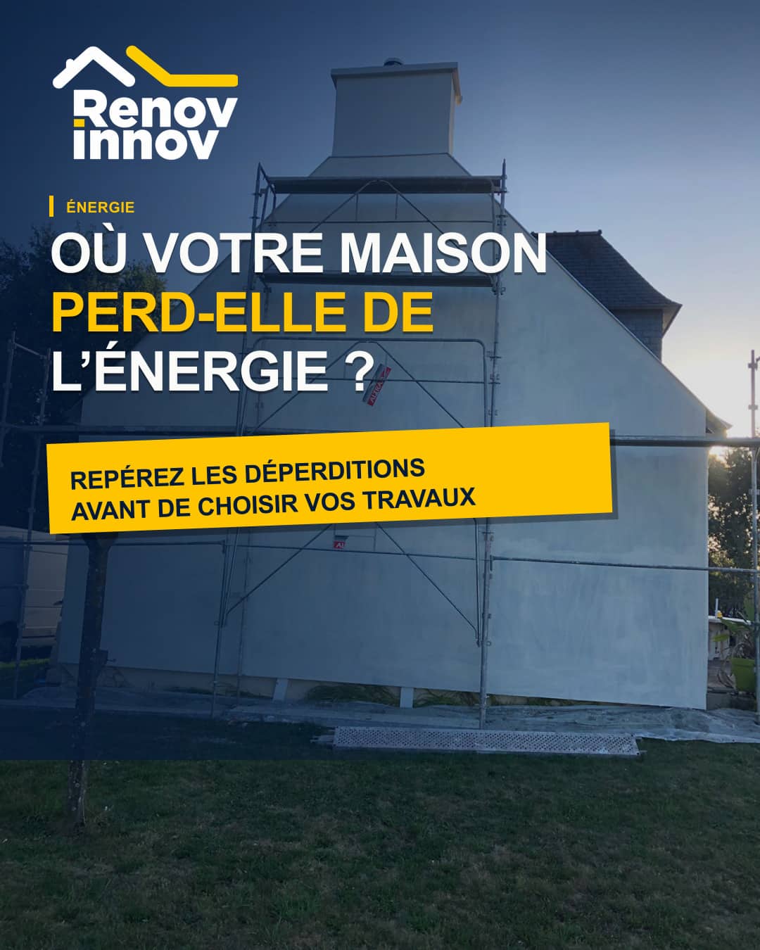 Visuel éditorial Rénov Innov pour l’article « Comment évaluer l'efficacité énergétique de votre maison ? »