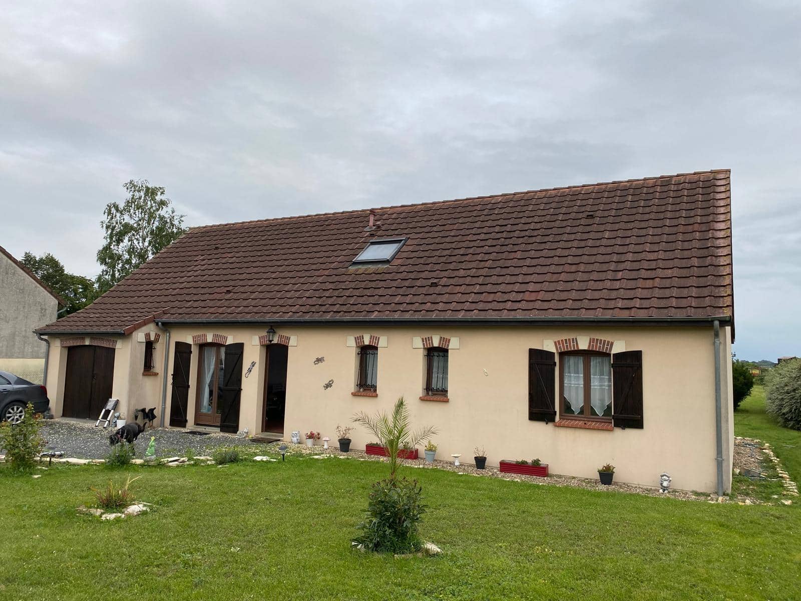 Maison régionale après entretien de toiture